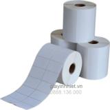 Combo 5 cuộn Giấy in mã vạch 2 tem nhiệt khổ 35*22mm (dài 30m)