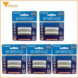 Combo 5 vỉ pin sạc aa eneloop 2000mah, pin sạc aa panasonic
