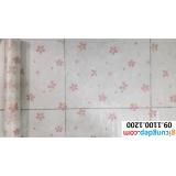 5m Decal dán kính/kiếng họa tiết hoa 5 cánh hồng khổ rộng 45cm