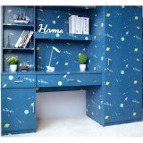 5m decal giấy dán tường vũ trụ xanh