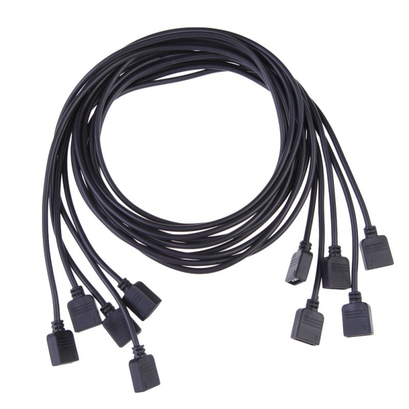 Bảng giá Mua 5PCS 4 pin Female Connection Cable Adapter for 5050 LED RGB Strip
Black (Intl)