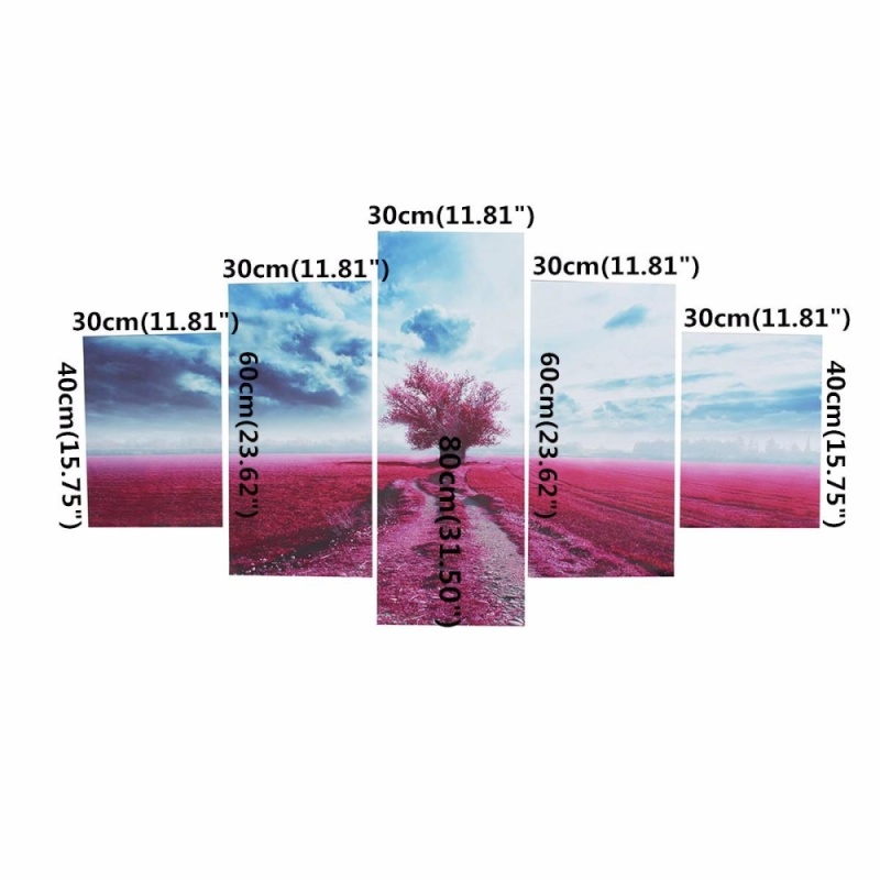 Mua 5PCS Modern Abstract Tree Wall Home Decor Art Oil Painting Canvas No Frame HOT - intl