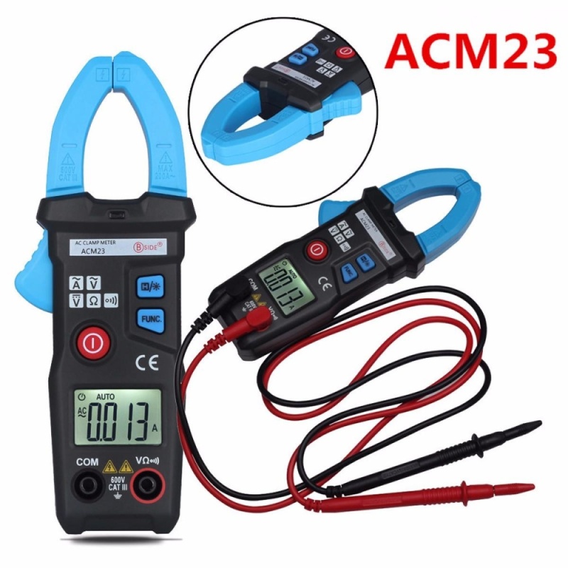Bảng giá Mua 600V Digital Pocket Clamp Meter Multimeter Amps AC DC Current Volt Ohm Tester6KΩ - intl
