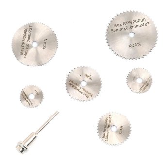 Ai Home 7Pcs High Speed Steel Rotary Tool Mini Saw Blade CuttingSet -