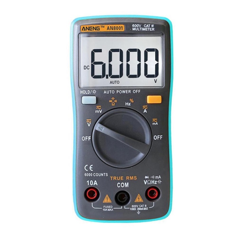 Bảng giá Mua ANENG AN8001 Portable Digital Multimeter 6000Counts Backlight AC/DC
Ammeter - intl