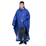 Áo mưa choàng Sơn Thủy 1 mũ S8A (Xanh)