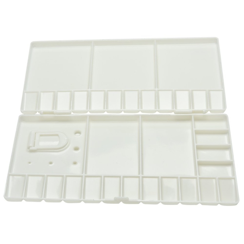 Mua Art Paint Tray Artist Oil Watercolor Plastic Palette White 33 Grids L Size - intl