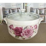 ÂU SỨ ĐỰNG CƠM CANH CÓ NẮP KÍNH CỠ ĐẠI