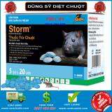 Bả diệt chuột storm 0.005% hộp 100 viên