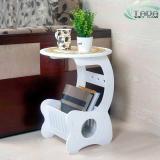 Bàn tròn để đầu giường sang trọng size 50x37