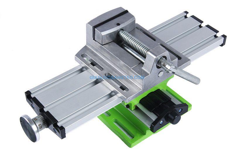 Bàn trượt 2 chiều lắp khoan bàn + ê tô