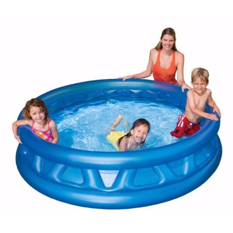 Bể bơi gia đình tròn xanh 188x46 model 58431