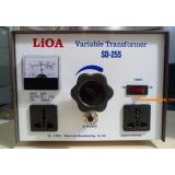 Biến áp vô cấp 1 pha lioa điện áp ra từ 0v - 250v dòng tải 5a - sd255