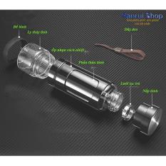 Bình Giữ Nhiệt đựng trà 520ml Thủy tinh cao cấp