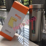 Bình nước dung tích lớn 1200ml đựng nhiều nước giữ nhiệt chất liệu inox xịn 2 lớp cao cấp phù hợp học sinh, sinh viên, nhân viên (màu sắc ngẫu nhiên) BVF-F1