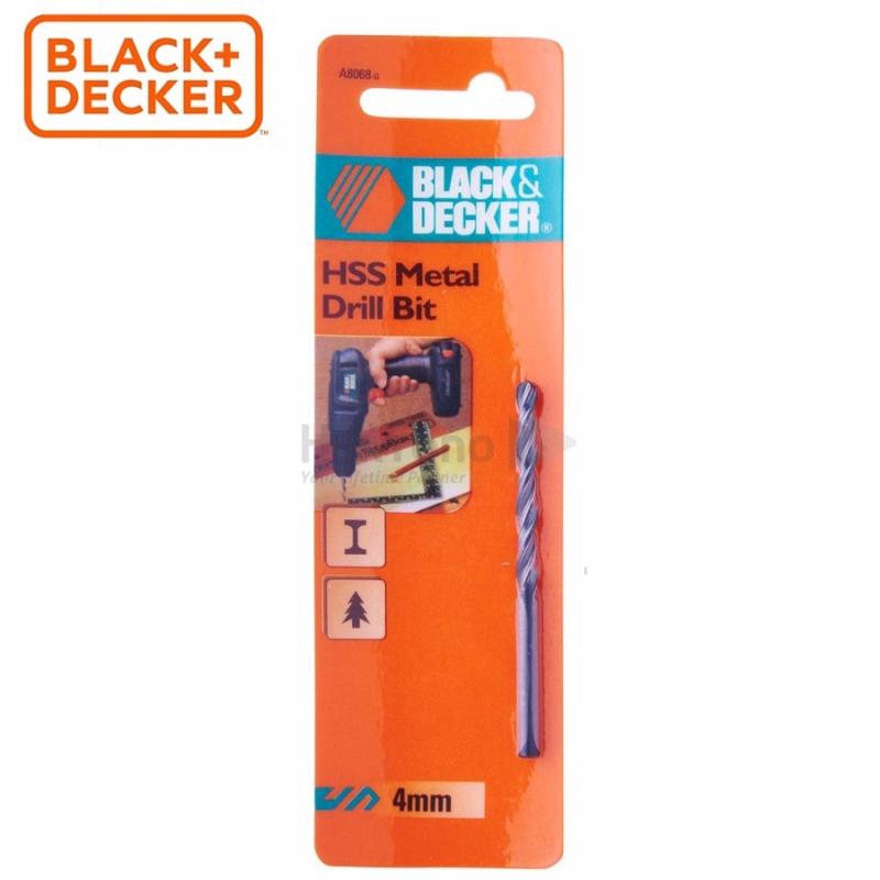 BLACK+DECKER - A8068 Mũi khoan sắt HSS 4mm