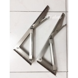 BỘ 02 GIÁ GẮN TƯỜNG ĐA NĂNG INOX 304 GẤP GỌN TIỆN DỤNG