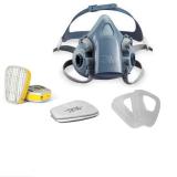 Bộ 1 Cái Mặt Nạ Lọc Phòng Độc 3M 7501 Bảo Hộ Phòng Độc Và 2 Phin Lọc Cao Cấp 3M 6003 Hàn Quốc dùng trong môi trường nhiễm khí độc, acid (Xám)