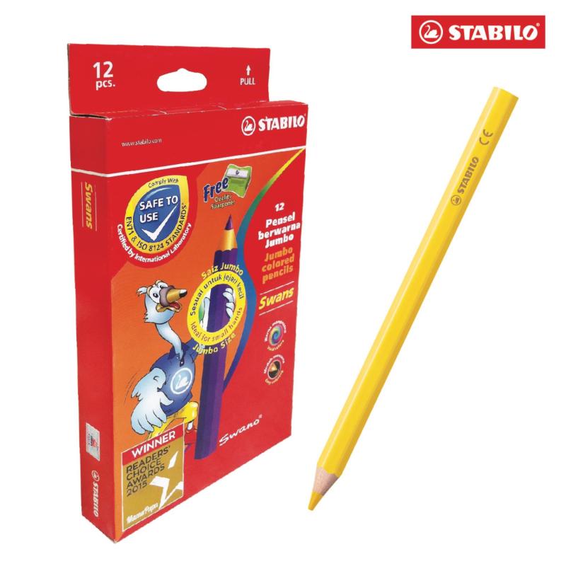 Mua Bộ 10 hộp bút Chì màu STABILO Jumbo (loại 12 cây dài)