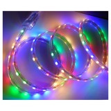 Bộ 10 mét đèn Led dây chớp 5050/220V 4 màu và 1 đầu nối dây nguồn