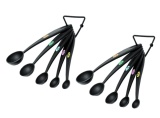 Prota Bộ 10 muỗng đo lường gia vị màu đen PT-926, bộ muỗng thìa đong định lượng nấu ăn, pha chế, làm bánh