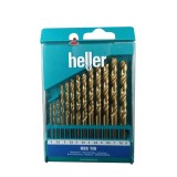 Bộ 13 Mũi khoan sắt Heller phủ Titan