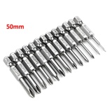Bộ 13 mũi tô vít 4 cạnh chuôi lục giác dài 50mm  cho khoan
