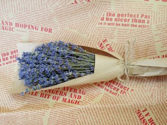 Bó 150 Bông Hoa Oải Hương Lavender Khô Tự Nhiên  