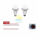 Bộ 2 Bóng đèn Led Bulb cảm ứng cơ thể thông minh 12W tự động tắt mở