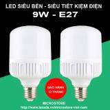 Bộ 2 Bóng đèn Led trụ công suất 9W Trắng
