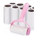 Bộ 2 cây lăn bụi đa năng bobo + tặng kèm 4 cuộn giấy lăn