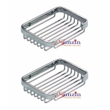 Bộ 2 chiếc kệ để xà phòng tắm Sunzin, chất liệu inox 304