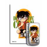 Bộ 2 decal trang trí máy tính cầm tay Conan 011