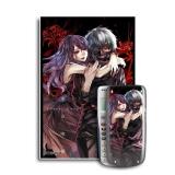 Bộ 2 decal trang trí máy tính cầm tay Tokyo Ghoul 018