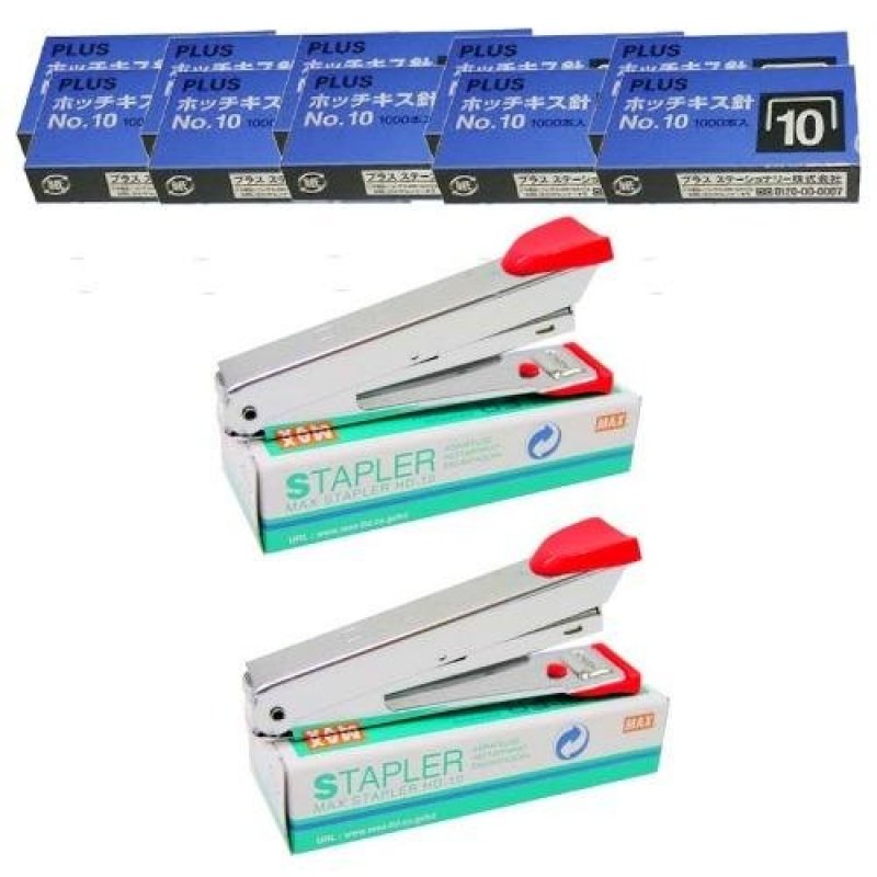 Mua Bộ 2 dụng cụ Bấm Ghim Max 10 + 10 hộp đạn ghim 10 plus - Phú Đạt
