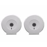 Bộ 2 Hộp đựng giấy vệ sinh gắn tường tiện dụng cỡ lớn 26x26cm TI793Trắng