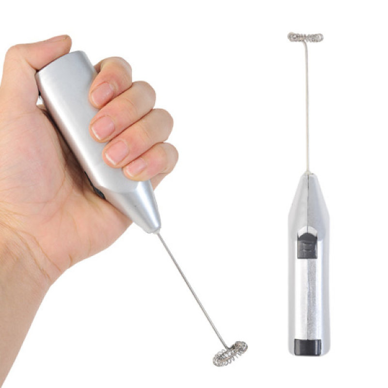 Giá bán Bộ 2 máy tạo bọt cafe và đánh trứng mini (Bạc)