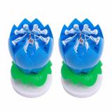 Bộ 2 nến nở hoa và phát nhạc v.2
