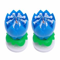 Bộ 2 nến nở hoa và phát nhạc v.2