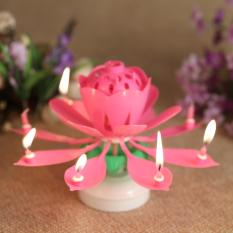 Set of 2 candles that bloom and play music v.2
