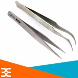 Bộ 2 Nhíp Gắp Linh Kiện Điện Tử Gooi ( 1 Cong - 1 Thẳng )