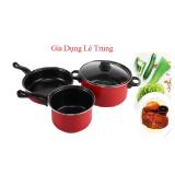 Bộ 2 nồi và 1 chảo chống dính cao cấp
