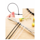 Bộ 2 túi dây rút nhựa dài 10cm 160 sợi (trắng)