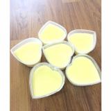 Bộ 20 hộp nhựa làm caramen sữa chua hình trái tim