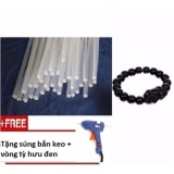 Súng bắn keo silicon  + vòng tỳ hưu đen