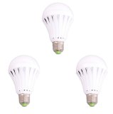 Bộ 3 bóng đèn LED tích điện thông minh 9W (Trắng)