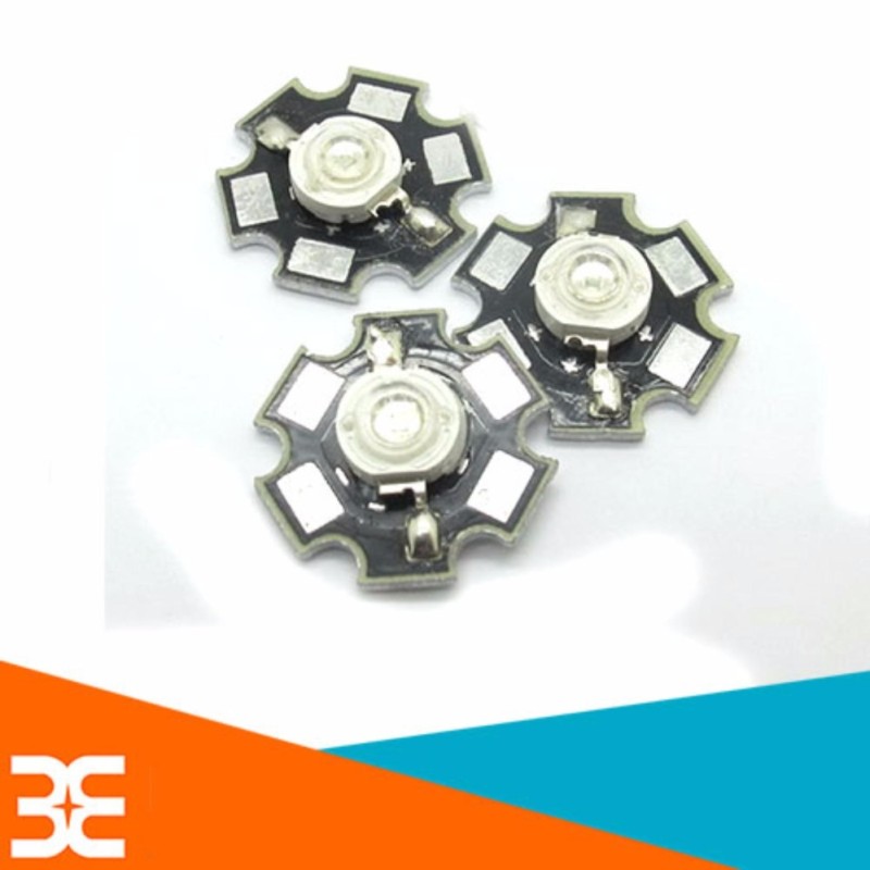 Bảng giá Bộ 3 Led Công Suất Siêu Sáng 3W Sáng Trắng ( Tặng 3 Đế Tản Nhiệt - Chưa Hàn )