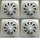 Bộ 4 chiếc ga thoát sàn Vinahasa rộng 90mm, chất liệu inox