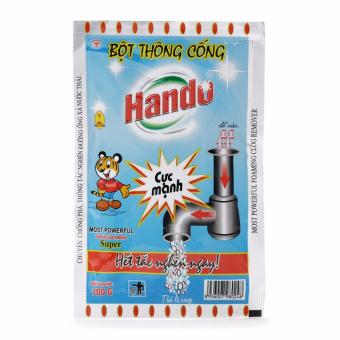 Bộ 4 Gói Bột Thông Cống 100g Nội địa Hando May 2018 - 2 Bộ 4 gói bột thông cống 100g nội địa Hando - 2
