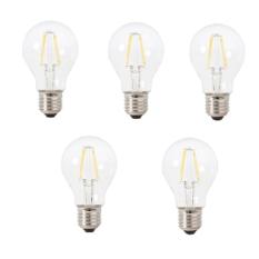 Bộ 5 Đèn led Edison A60 4w trang trí nghệ thuật